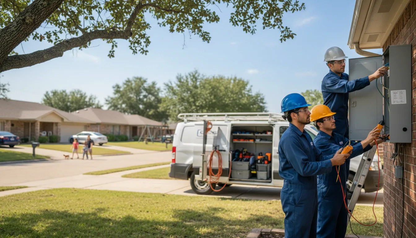 Certified electrician providing emergency electrical services in Princeton, IA